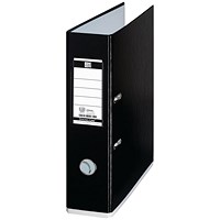 Oxford A4 Lever Arch File, 80mm Spine, Plastic, Black & White