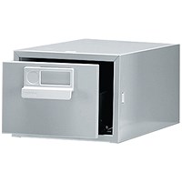 Bisley Index Card Cabinet, 1-Drawer, 152x102mm, Grey