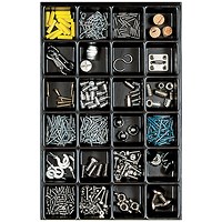 Bisley Multidrawer Insert Tray, Plastic, 24 Compartments
