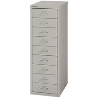 Bisley 9 Multidrawer Cabinet, Grey