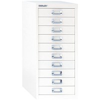 Bisley 10 Multidrawer Cabinet, Chalk White