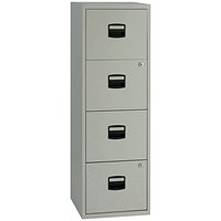Bisley A4 Home Filing Cabinet, 4 Drawer, Grey Bisley A4 Home Filing Cabinet, 4 Drawer, Grey
