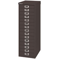 Bisley 15 Multidrawer Cabinet, Black