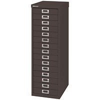 Bisley 15 Multidrawer Cabinet, Black Bisley 15 Multidrawer Cabinet, Black
