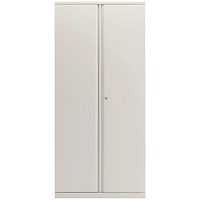 Bisley Extra Tall Metal Cupboard, Supplied Empty, 1970mm High, Chalk White