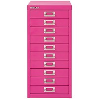 Bisley 10 Multidrawer Cabinet, Fuchsia Bisley 10 Multidrawer Cabinet, Fuchsia