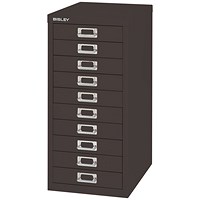 Bisley 10 Multidrawer Cabinet, Black Bisley 10 Multidrawer Cabinet, Black