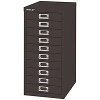 Bisley 10 Multidrawer Cabinet, Black