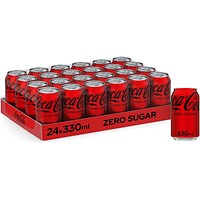 Coca Cola Zero, 24 x 330ml Cans