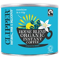 Clipper Medium Roast Organic Arabica Instant Coffee Granules, 500g