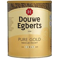 Douwe Egberts Pure Gold Instant Coffee - 750g Tin