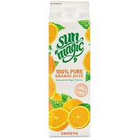 Sun Magic Orange Juice Carton 1 Litre (Pack of 12)