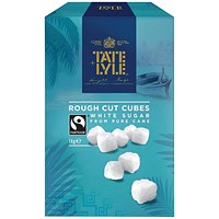 Tate & Lyle Rough-Cut White Sugar Cubes, 1kg