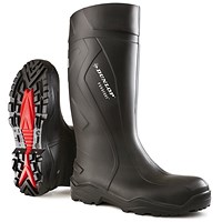 Dunlop Purofort+ Full Safety Wellington Boots, Black, 6