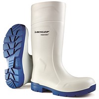 Dunlop Purofort Multigrip Safety Wellington Boots, White, 3