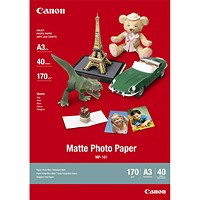 Canon MP-101 A3 Photo Paper, 40 Sheets