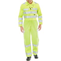 Beeswift Arc Flash Coverall, Saturn Yellow, 40 Beeswift Arc Flash Coverall, Saturn Yellow, 40