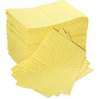 Fentex Chemical Absorbent Pads, 40cm x 50cm, Pack of 100