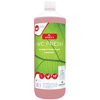 Green'r Ecological Toilet Cleaner and Descaler, 1 Litre, Pack of 12