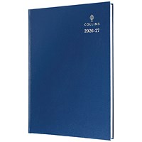 Collins Academic Diary Day Per Page A4 Blue 2026-2027
