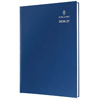 Collins Academic Diary Day Per Page A5 Blue 2026-2027