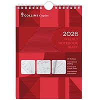 Collins Week To View Notebook 2026 Diary, A5