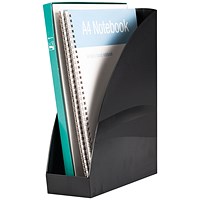 Contour Ergonomics Plastic Magazine File, Black