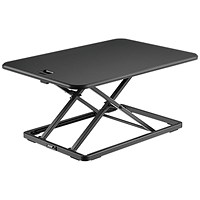 Contour Ergonomics Ultra Slim Sit/Stand Desk Converter Workstation Black