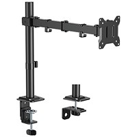 Contour Ergonomics Economy Single Monitor Arm Black