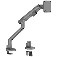 Contour Ergonomics Single Desk Mounted Monitor Arm Space Grey