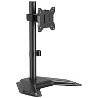 Contour Ergonomics Economy Freestanding Single Desk Mounted Monitor Arm Black