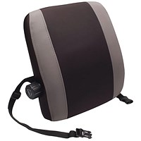 Contour Ergonomics Adjustable Premium Lumbar Back Support Black/Grey