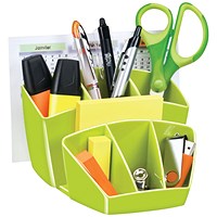 CEP Pro Gloss Desk Tidy, 7 Compartments, Green