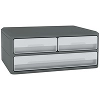 CEP MoovUp 3 Drawer Set, Grey