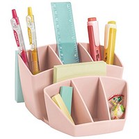 CEP Desk Tidy, 7 Compartments, Pink