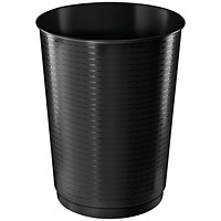 CEP Maxi Waste Bin Black (40 Litre Capacity, 380 x 495mm)