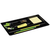 CEP Desk Drawer Organiser, 7 Compartments, Black