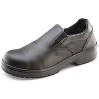 Beeswift Ladies Slip On Shoes, Black, 7 Beeswift Ladies Slip On Shoes, Black, 7