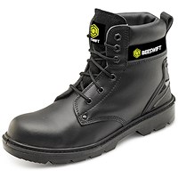 Beeswift Smooth Leather 6 inch Boots, Black, 10 Beeswift Smooth Leather 6 inch Boots, Black, 10