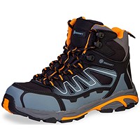 Beeswift S3 Composite Hiker Boots, Black & Orange, 11