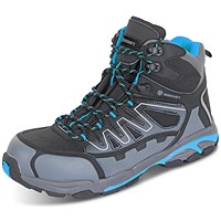 Beeswift S3 Composite Hiker Boots, Black & Blue, 7