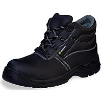 Beeswift Dual Density Pu Chukka S3 Boots, Black, 3