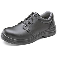 Beeswift Micro-Fibre Tie S2 Shoes, Black, 6