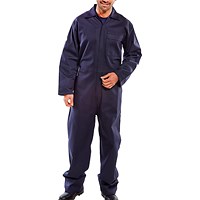 Beeswift Fire Retardant Boilersuit, Navy Blue, 38