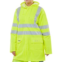 Beeswift Fire Retardant Anti-Static Jacket, Saturn Yellow, 5XL