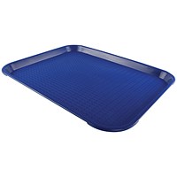Plain Tea Tray, 445x330mm, Blue