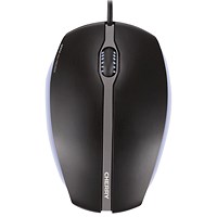 Cherry Gentix Mouse, Wired, Black