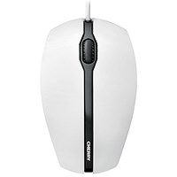 Cherry Gentix USB Wired Optical Mouse Scroll Wheel 1000dpi Pale Grey