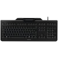 Cherry KC 1000 SC Security Keyboard with Integrated Smartcard Terminal, Wired, Black