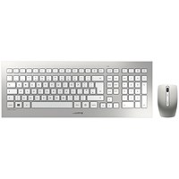 CHERRY DW 8000 Ultra Flat Wireless Keyboard/Mouse Set Silver